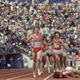 Decker crosses the finish to win the 1983 IAAF World Championships as Zamira Zaytseva falls. Photo credit: Heinz Kluetmeier/Getty Images